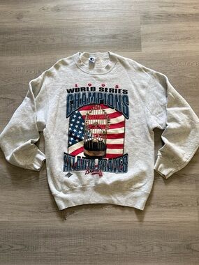 Brand new Vintage Atlanta Braves 1995 World Series Champions starter Sweatshirt